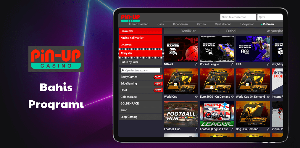 Pin Up Sports Betting App haqqında məlumat