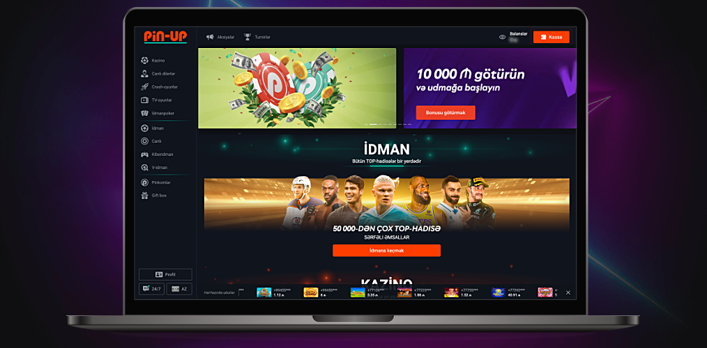 Online Pin Up Casino haqqında məlumat Azerbaycan Rəsmi Saytı