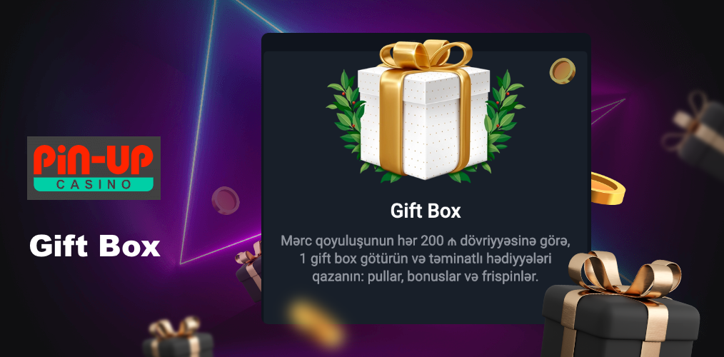 Pin Up Gift Box unikal promosyonu