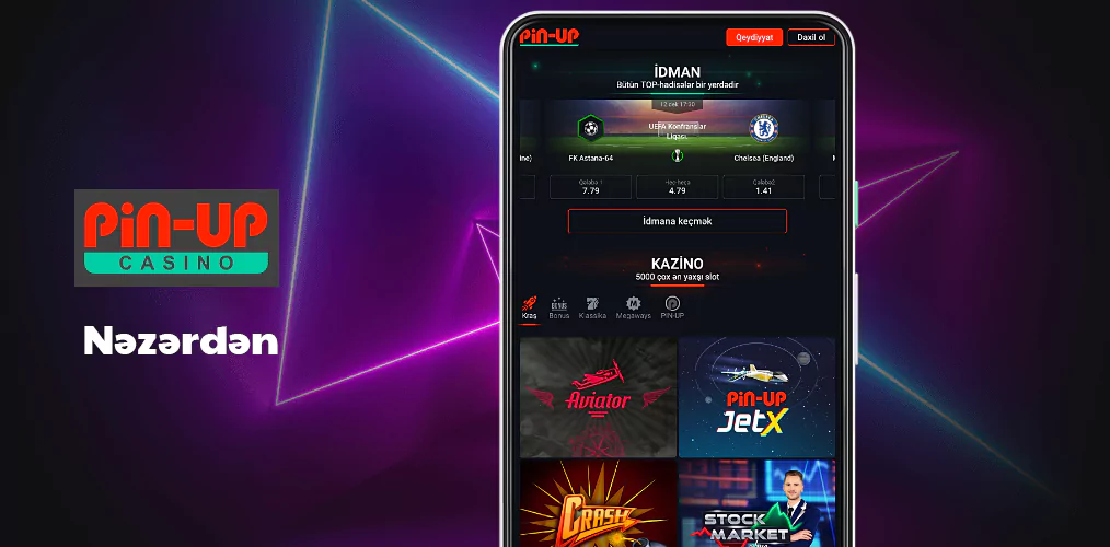 Pin Up tətbiqinin nəzərdən keçirilməsi