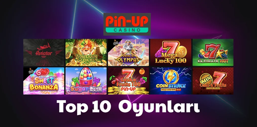 Top 10 Pin Up Casino Oyunları haqqında məlumat